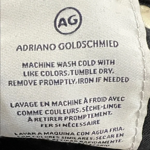 Ag Adriano Goldschmied Black Ultra High Rise Wide leg DEVEN Jeans - Picture 5 of 9